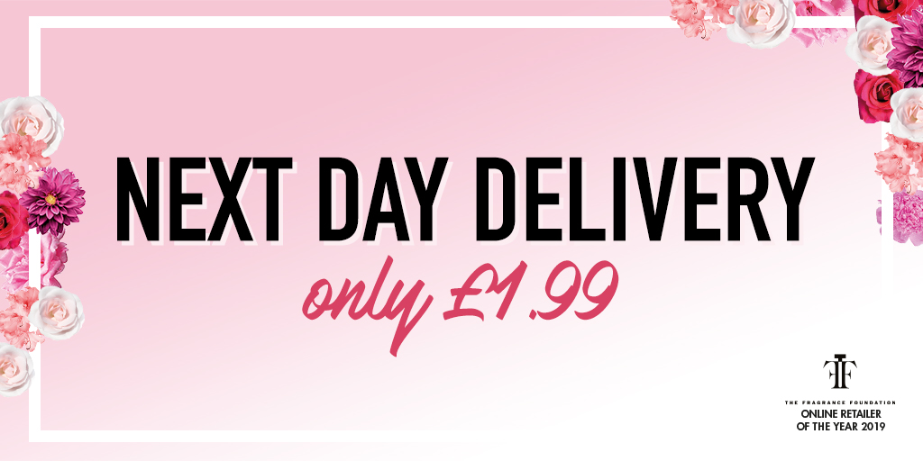 ThePerfumeShop's tweet image. NEXT DAY DELIVERY

Now only £1.99! 😍🌸

Offer ends 9pm Friday 20th March. T&amp;amp;C's Apply.

#MothersDay #Perfume #MakeMumsDay