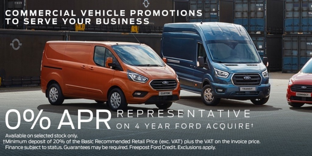 transit custom 0 finance