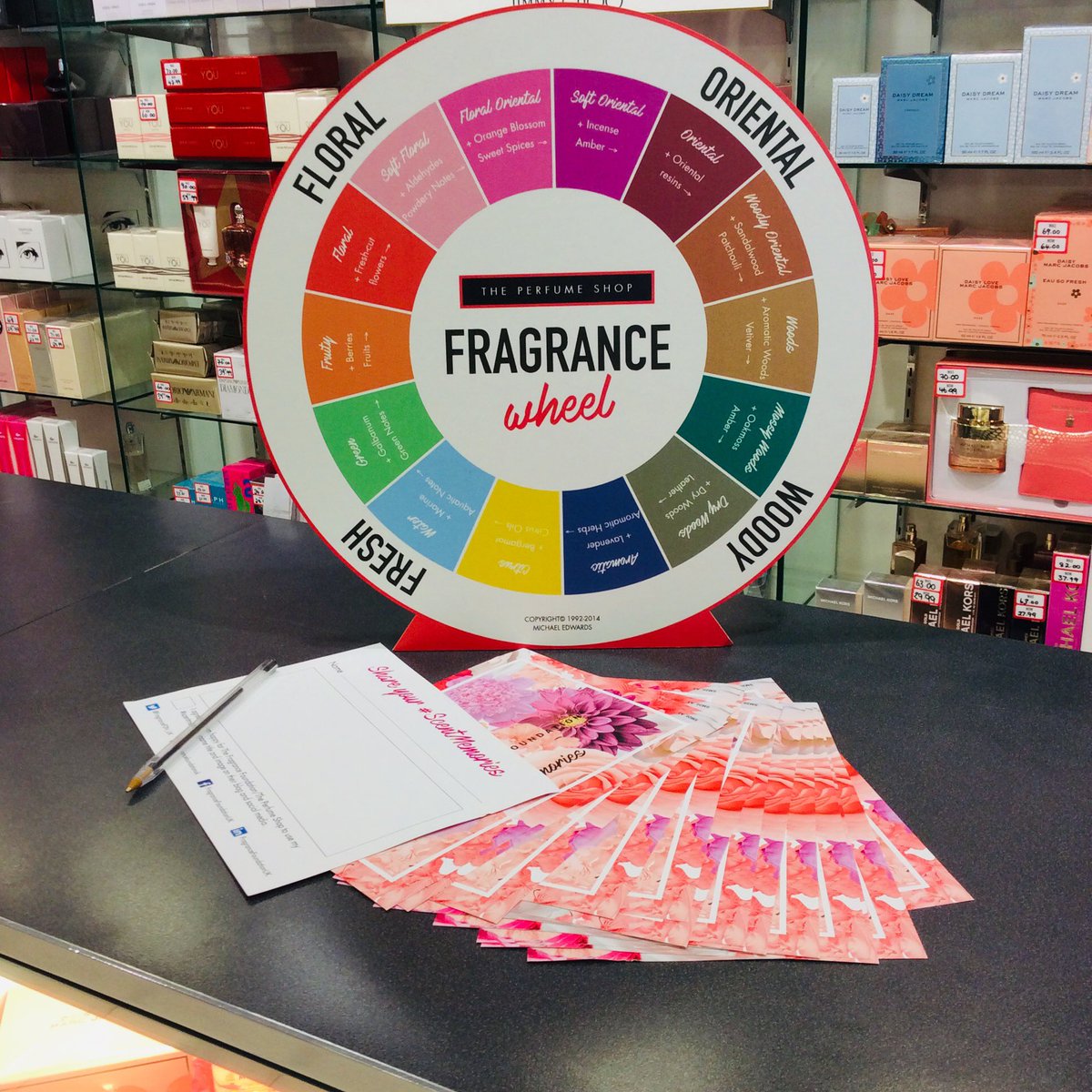 TPSbournemouth's tweet photo. Guess who’s back, back again😎 #nationalfragranceweek at The Perfume Shop, ready to hear all about your scent memories and explore the world of fragrance 🎉 https://t.co/1MYVY3jugd
