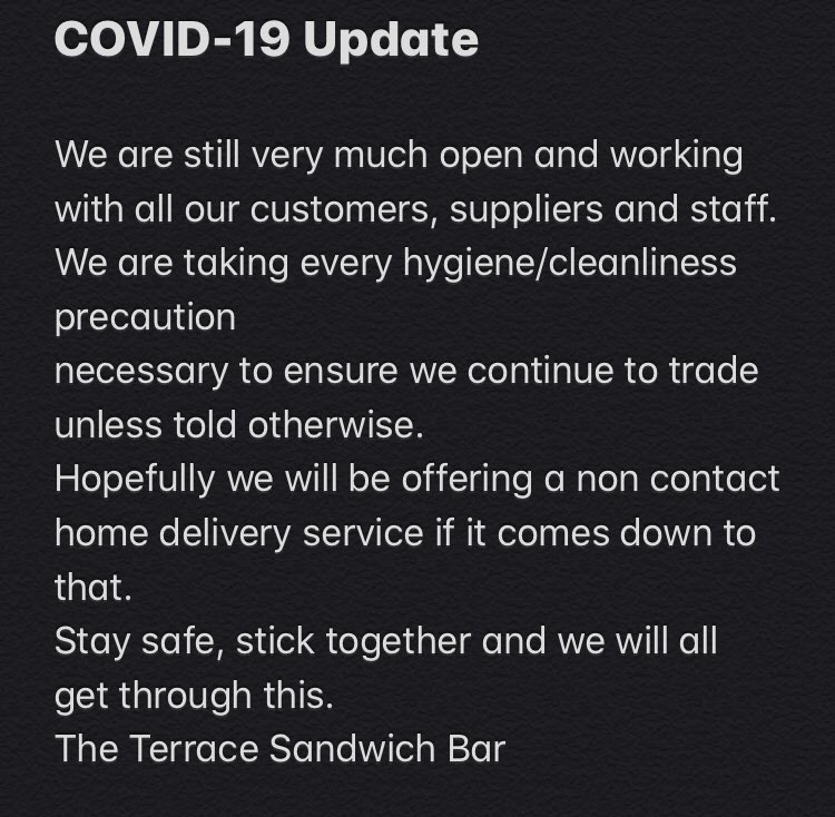 Terrace Sandwich Bar tweet media