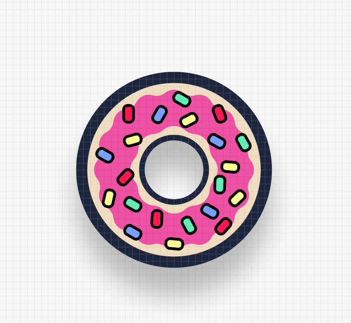 Brice_gDesign's tweet photo. @lalizlabeth Ah! I'm not the only one to draw donuts with stars... Did this one two years ago. 🍩

PS: I love what you've done with Figma. https://t.co/NJNxfrlpdU