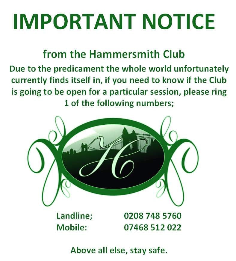 ClubHammersmith's tweet photo. https://t.co/OFyRQmI8mD