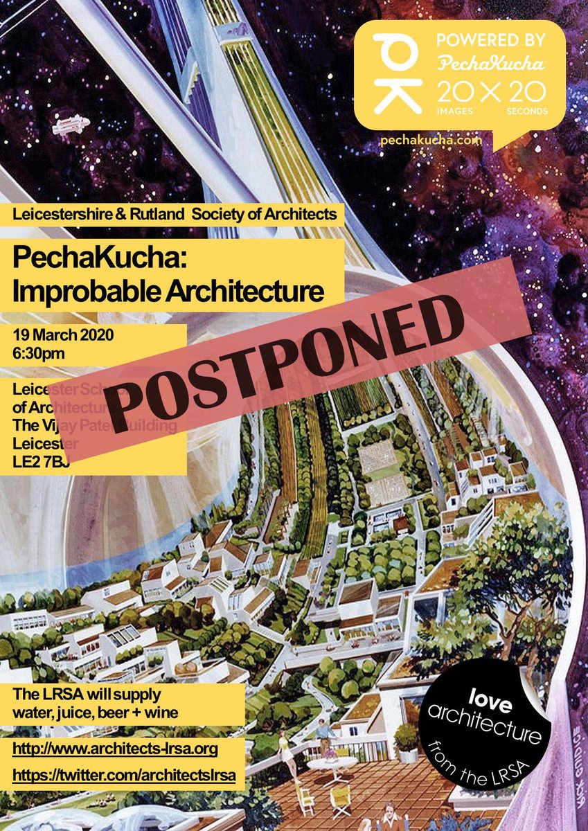 Following the university and the governmental advice regarding the current Coronavirus pandemic, the LRSA have informed us that the Pecha Kucha event has been postponed. The LRSA will continue to act upon guidance from the government regarding revised dates for postponed events.