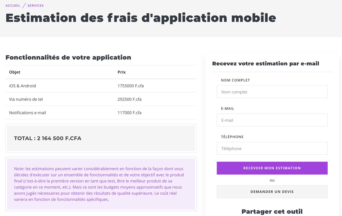 otimbilabs's tweet photo. Besoin de savoir combien coûte la conception d'une application #mobile (#iOS &amp; #Android)?

Nous avons mis en place un outil permettant d'estimer le coût total d'un tel projet prenant en compte vos préférences et besoins !

Cliquez ici pour commencer 👇
https://t.co/78IN0wk51P https://t.co/ffrT70AaJM