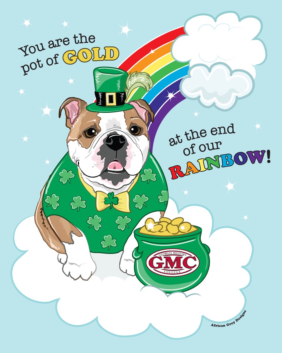 We’re so lucky that you are a part of our GMC family! Our community would not be the same without you. On behalf of our students, faculty, and staff, Happy St. Patrick’s Day!