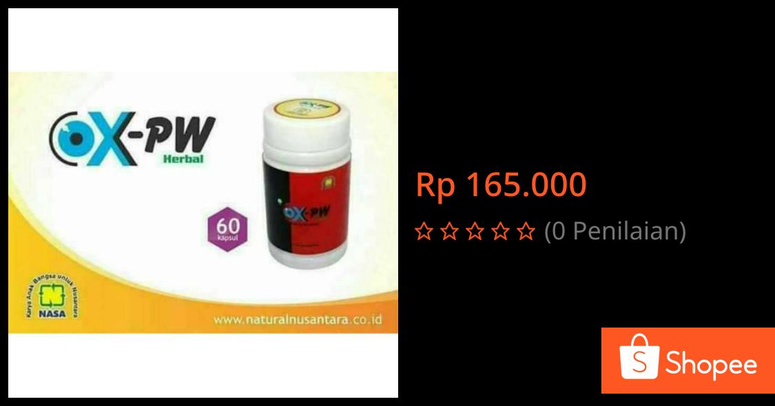 Saya menjual OX-PW Herbalmampu membantu memperbaiki mata kabur, saraf lemah seperti mata plus dan mata katarak seharga Rp165.000. Dapatkan produk ini hanya di Shopee! shopee.co.id/product/977509… #ShopeeID