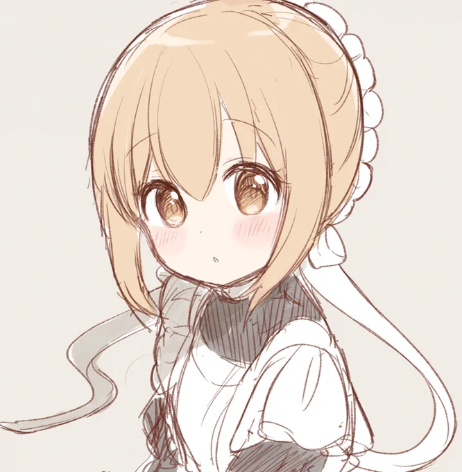 メイドさんがこちらを見てる…!
#俺んちのメイドさん 