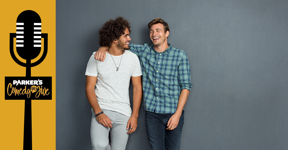 Good things come in twos!

Get TWO tickets for the price of ONE on any Friday or Saturday show at Parker’s Comedy and Jive. 

Double the smiles equals double the fun!

Click here for the 2-for-1 deal:  bit.ly/32vPhDb