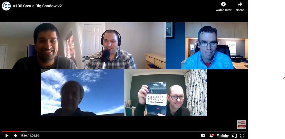 salesengguy's tweet photo. I was lucky enough to appear on @WeTheSEs 100th podcast which was loads of fun and I hope very informative to current and aspiring SEs https://t.co/nhX1zO2O9c
#salesengineer #presales #SEnation https://t.co/GiIVHUloTz