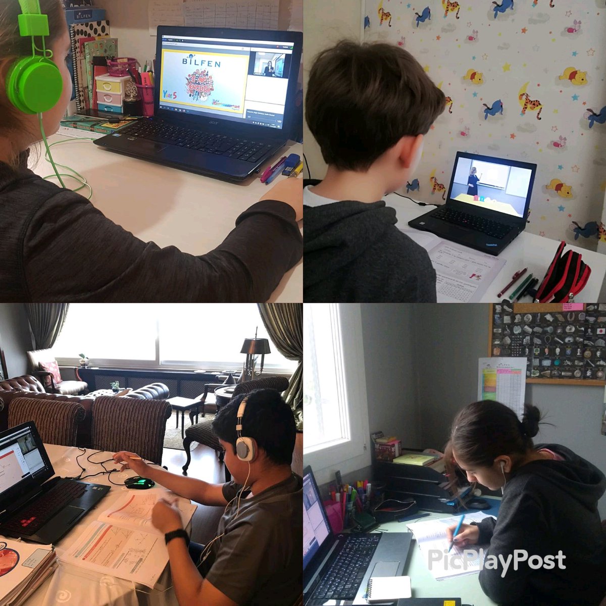 Bugün her kademede tüm öğrencilerimizle evlerinde kesintisiz eğitime başladık.Emeği geçen tüm öğretmen, idareci , IT ekibimize ve değerli velilerimize çocuklarımızın yüksek katılımlarını sağlamak için verdikleri desteğe teşekkür ederiz🙏