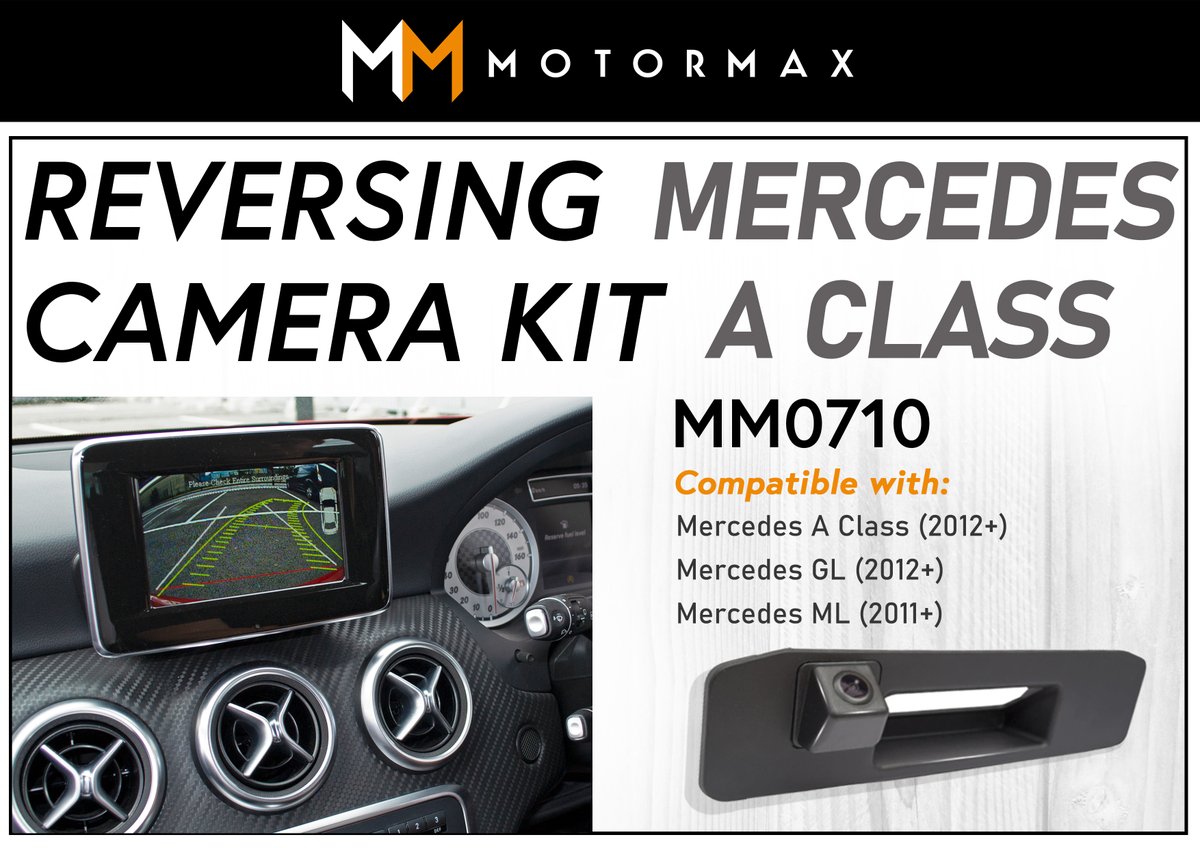 Motormax1's tweet photo. Mercedes A Class Reversing Camera kits for a factory fitted finish. Call for a price today on 0121 353 3663! https://t.co/Zz1BkiOwtG https://t.co/nuuYOPQTNd