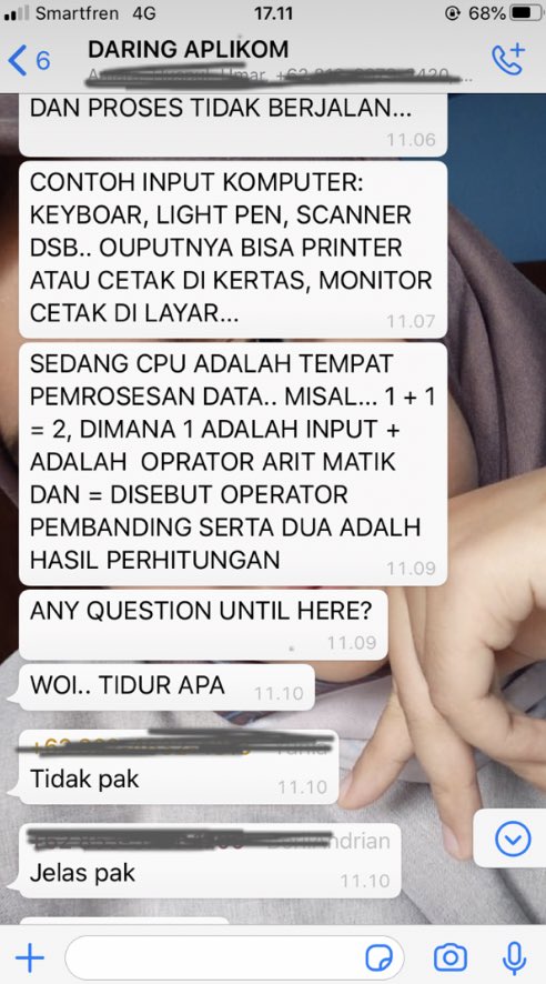 Fahrezy_First's tweet photo. Sensi bener baru juga semenit ga read
#daring
#stayhomechallenge https://t.co/HxHSOOpEts