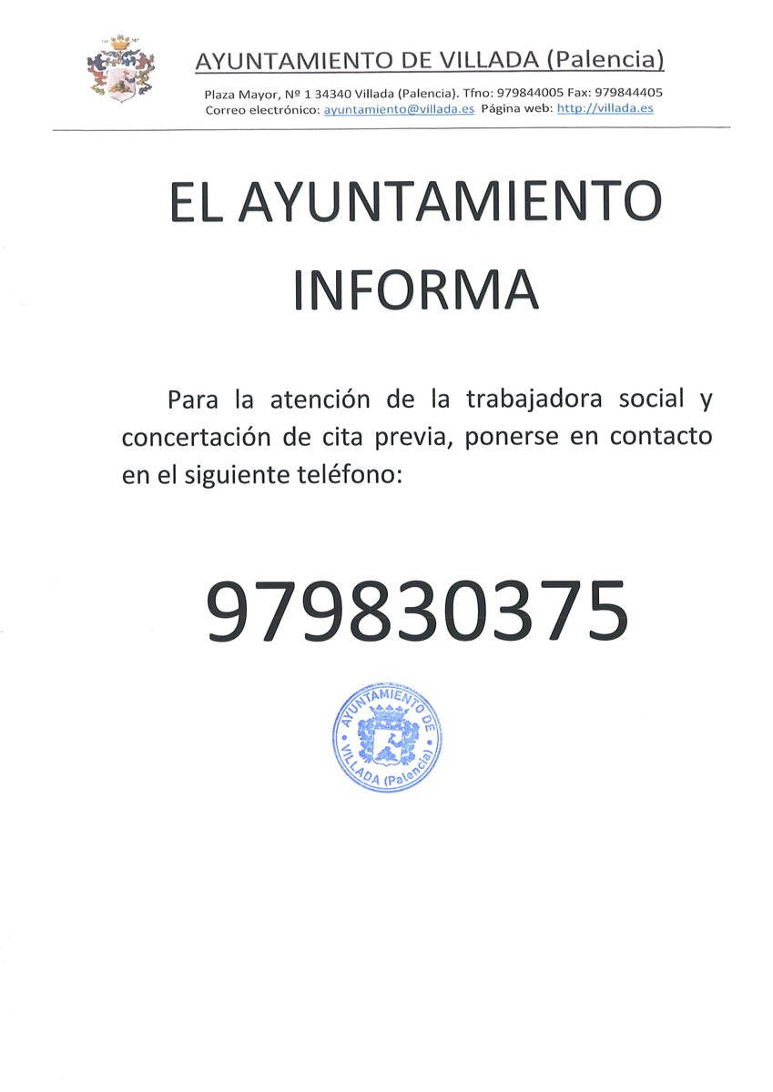 Teelfonó de Atención de la Trabajadora Social del CEAS