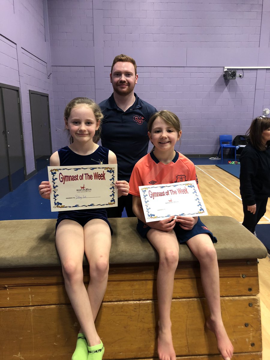 Well done to our gymnasts of the week Bethany and Emelie the 18.45 Friday class. Keep it up guys