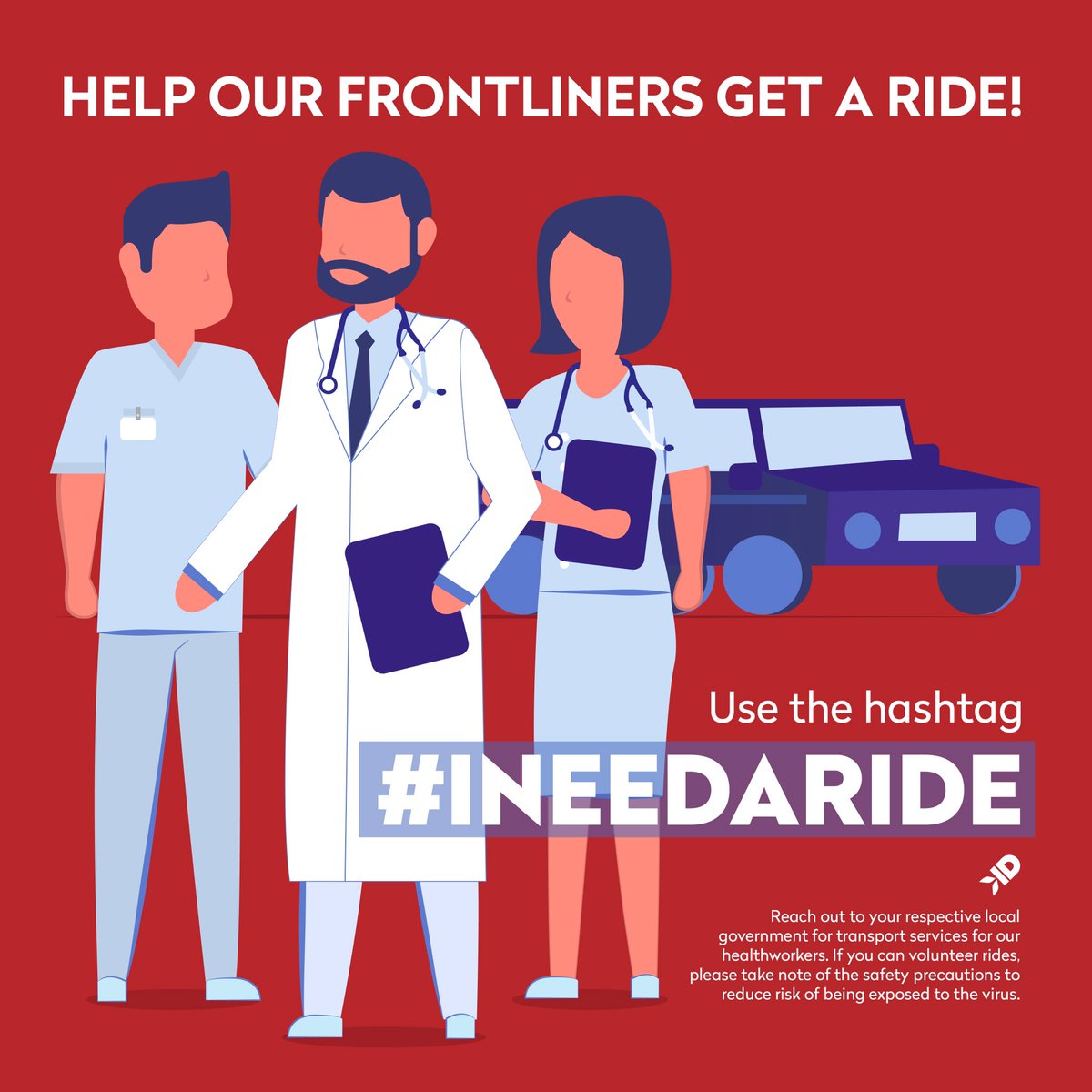 kreativdenph's tweet photo. #INEEDARIDE

HELP OUR FRONTLINERS GET A RIDE! 

Due to the mass tranport suspension, most of our healthworkers and other frontliners can't get to the hospitals and healthcare facilities that need them!
 
@TheRainBro
 #KDCares https://t.co/fiL1G4gxHT