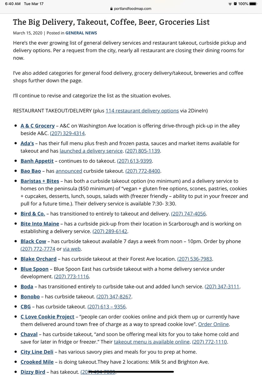 PortlandFoodMap's tweet image. The takeout, curbside, delivery list has been updated with restaurant, coffee shops, breweries and grocery stores. See all the details here: portlandfoodmap.com/new-takeout-cu…