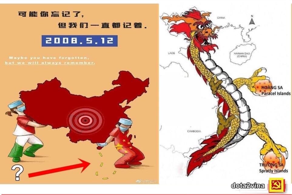nhatkhanggg's tweet photo. Hello China, Iβm sorry, the old Vietnam cant come to the phone right nowπ Why ? Because ΔΓ΄ng LΓ o is coming there π
#stoplyingchinese #HoangsatruongsabelongtoVietNam #COVID2019 https://t.co/LyIYdGJT0I