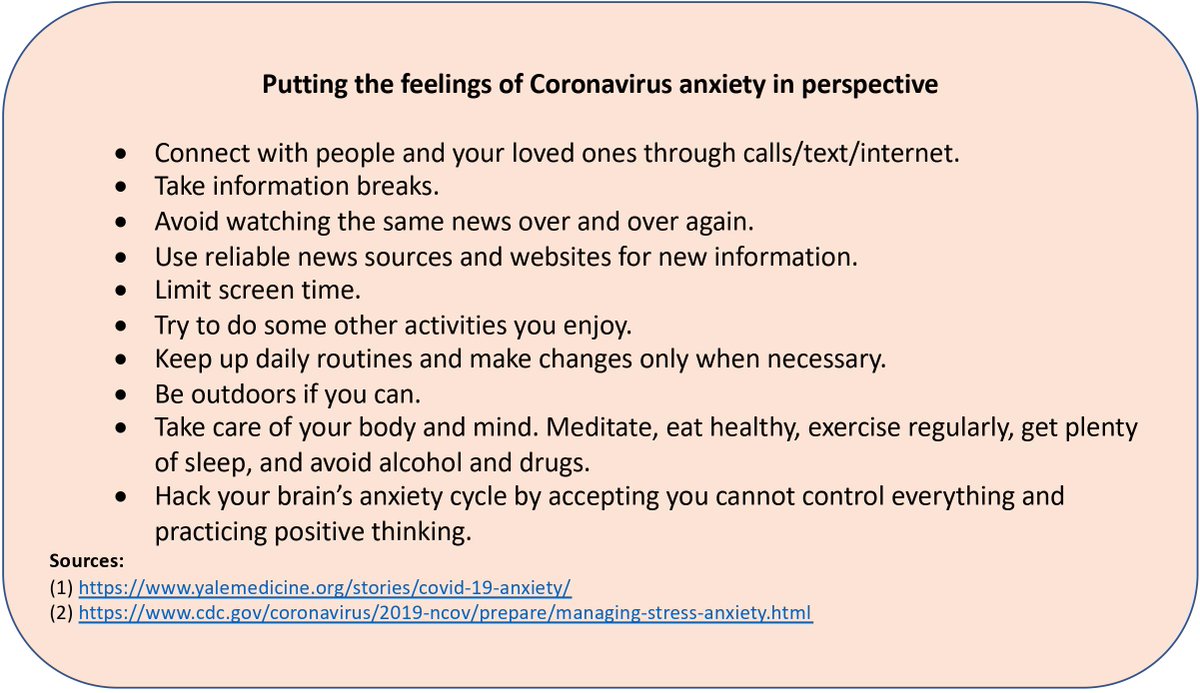 Putting the feelings of coronavirus anxiety in perspective. #COVID2019 #anxiety #takeabreak