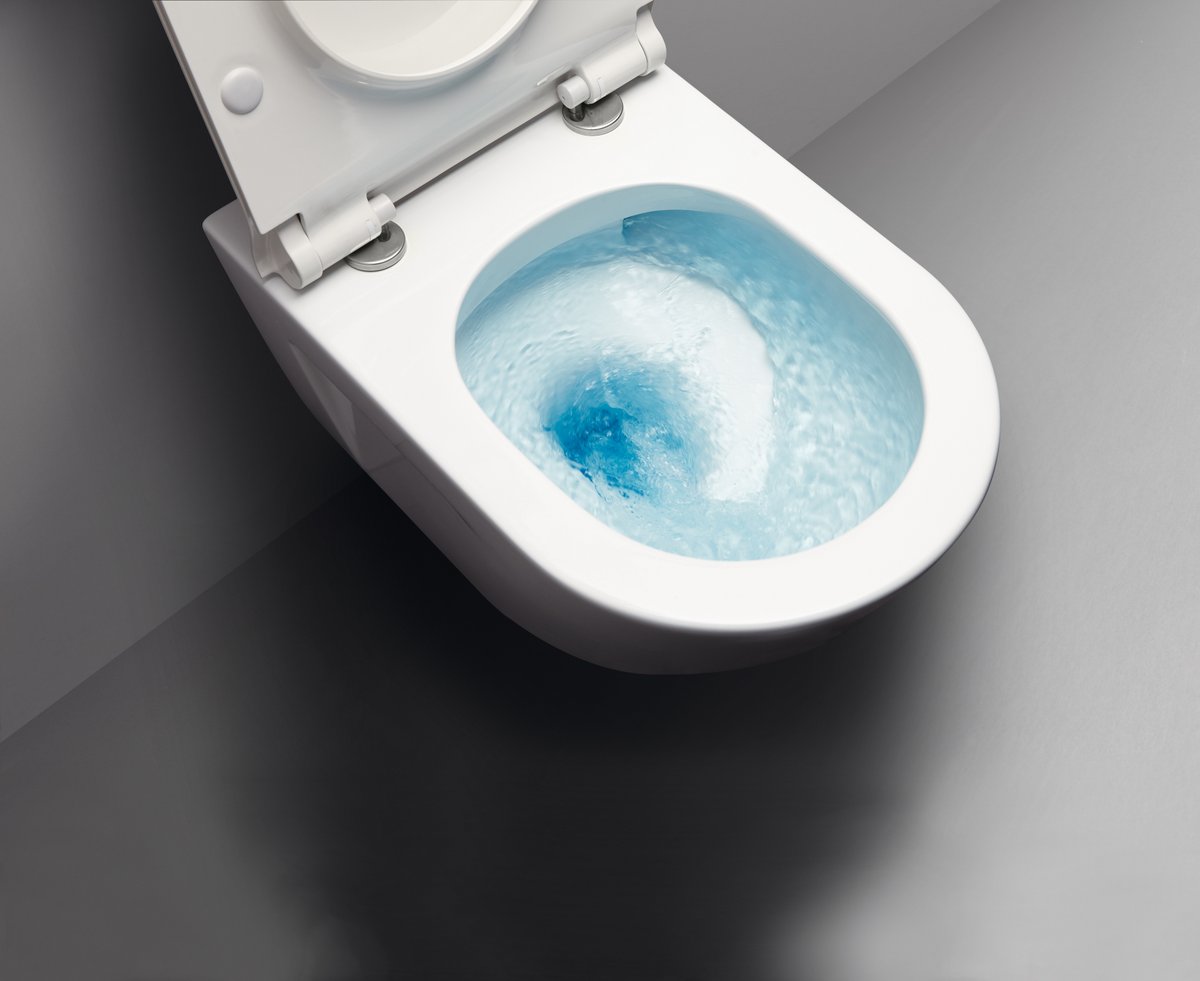 The combination of Extraglaze, rimless design and Swirlflush technology makes a GSI WC a hygienic product that is easy to clean! #Hygiene #clean #TuesdayMotivation #design #bathrooms