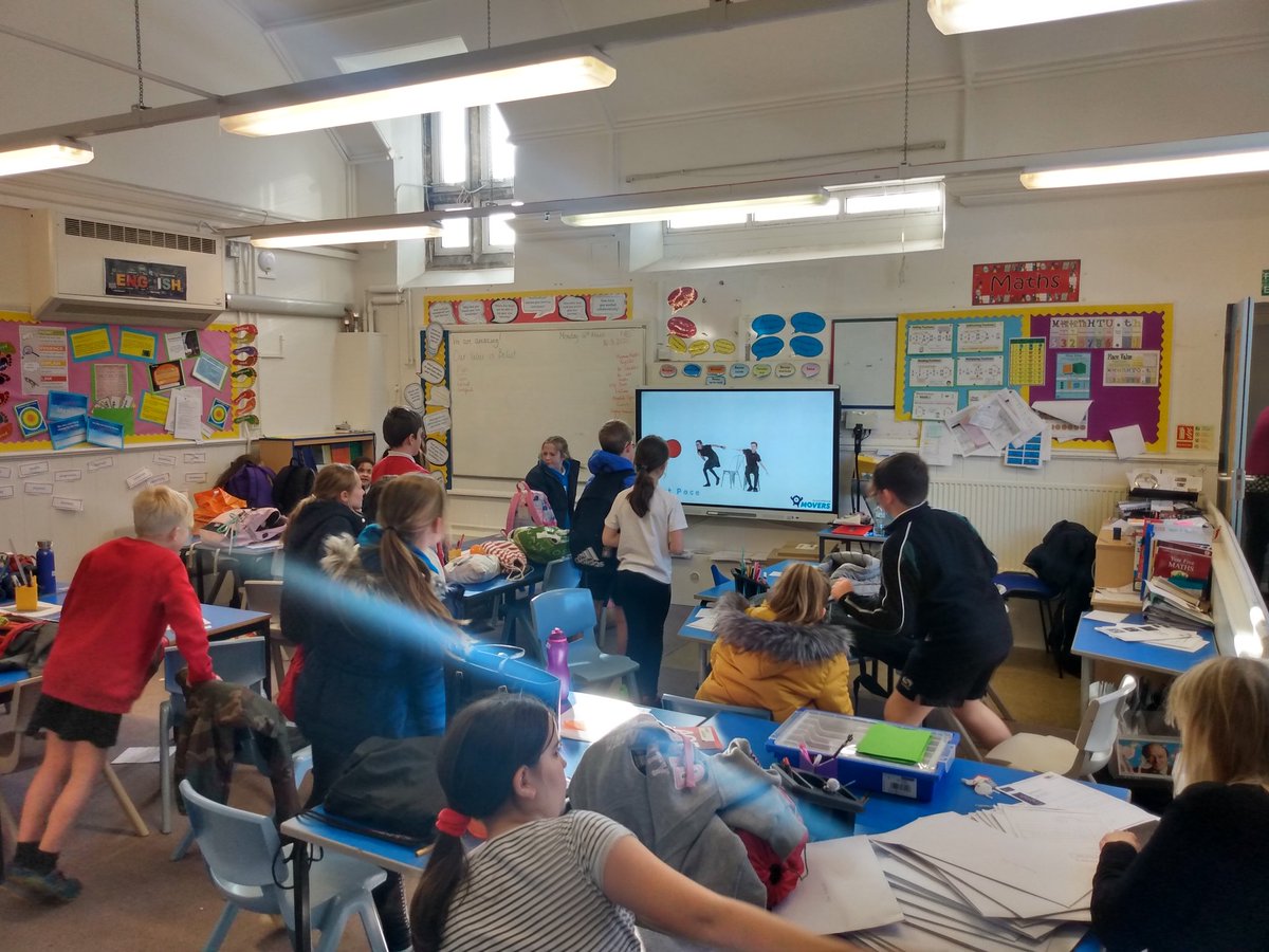 fox_damon's tweet photo. Children of @finstockrocks loved being introduced to the @classroommovers programme yesterday! #physicalactivity #sportspremium #childobesity #Wellbeing #schools #oxfordshire #edutwitter #videoworkouts https://t.co/hoBRBRlTAJ