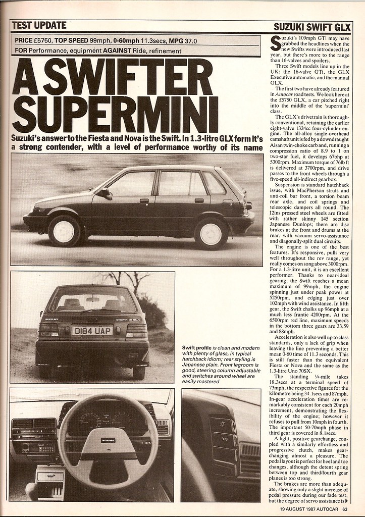 CarFestBooking's tweet photo. This 1987 #Suzuki #Swift in blue is looking to shake up the competition at the @HagertyUK #Festival of the #Unexceptional. Check out the #AutoCar review of this model from 1987 https://t.co/eV36nYaz01 and make your own mind up if it's a contender.
BOOK NOW https://t.co/pKXkpytsXo https://t.co/8oVeSFGb8m