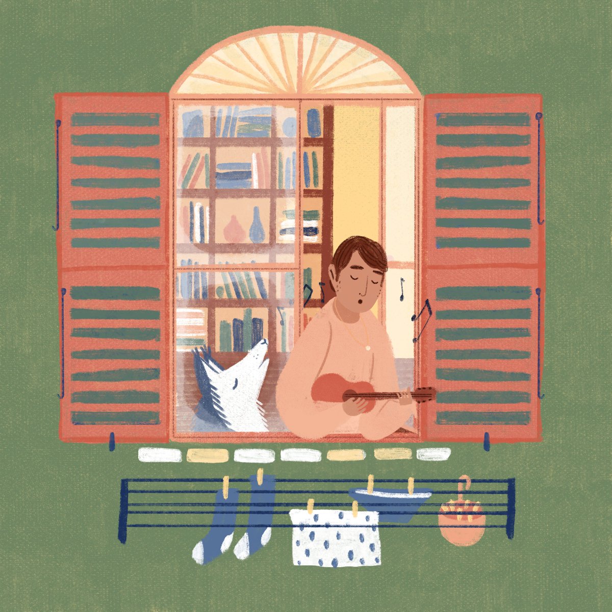 Frenci_San's tweet photo. For these strange weeks I made a tiny drawing challenge for myself and for anyone stuck at home.
#DrawThisInYourHome
To take part you just need to draw your own version of these stay-at-home-illustrations using the hashtag! 

More here  ↓
https://t.co/fRLLgWATGY https://t.co/BGwdsQkrJd