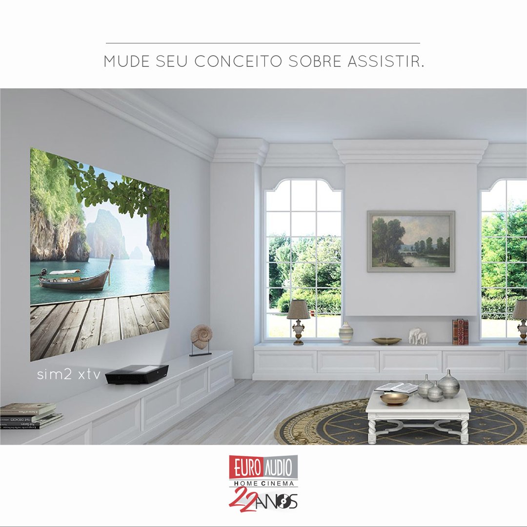 EuroAudioCWB's tweet image. O projetor xTV da italiana SIM2 combina a emoção da tela grande com o dispositivo de exibição mais discreto já criado, para uma experiência de visualização totalmente envolvente. #sim2 #sim2xtv #projetor #hometheater