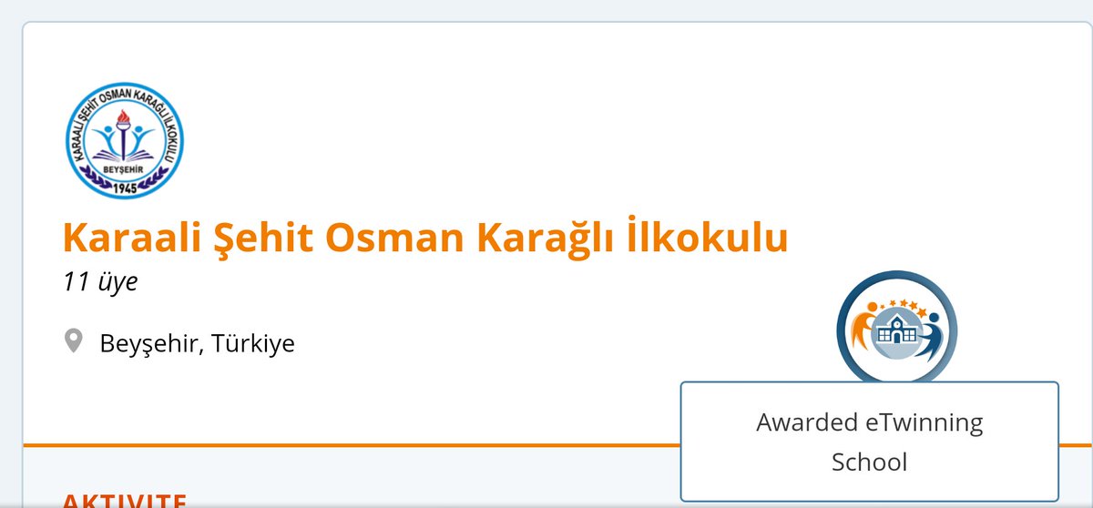 Artık biz de eTwinning Okulu olduk.  #eTwinningTürkiyeOkulları <a href="/ziyaselcuk/">Ziya Selçuk</a> #eTwinningTürkiye #eTwinningKonya #seyitalibüyük #servetaltuntaş #özkanseyrek