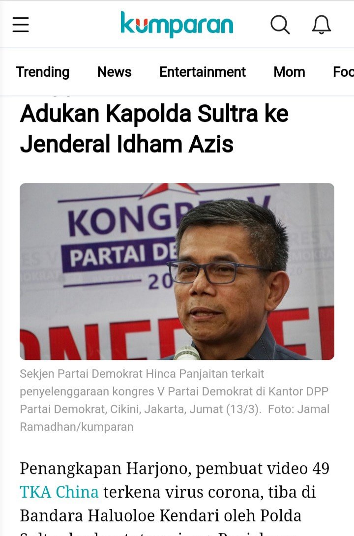 RahmatsyahTel's tweet photo. @karniilyas @ILCtv1 Yth : Pak @karniilyas
Tolong ditanyakan adanya kekisruhan perbedaan statement antara Polisi &amp; Kemenkumham soal TKA CINA di Kendari..? #CopotKapoldaSultra
#ILCProKontraLockdown
https://t.co/IBDE1YEHHL https://t.co/0B3E4aO7ZE