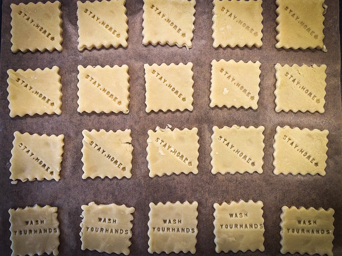 jessekitchen's tweet photo. #staysafe at home 
Use #lockdown time to bake some biscuits..
#bepatient and #bestrong 
#stayathome #stayhome #besafe
#restezchezvous https://t.co/yokrjSKzgV