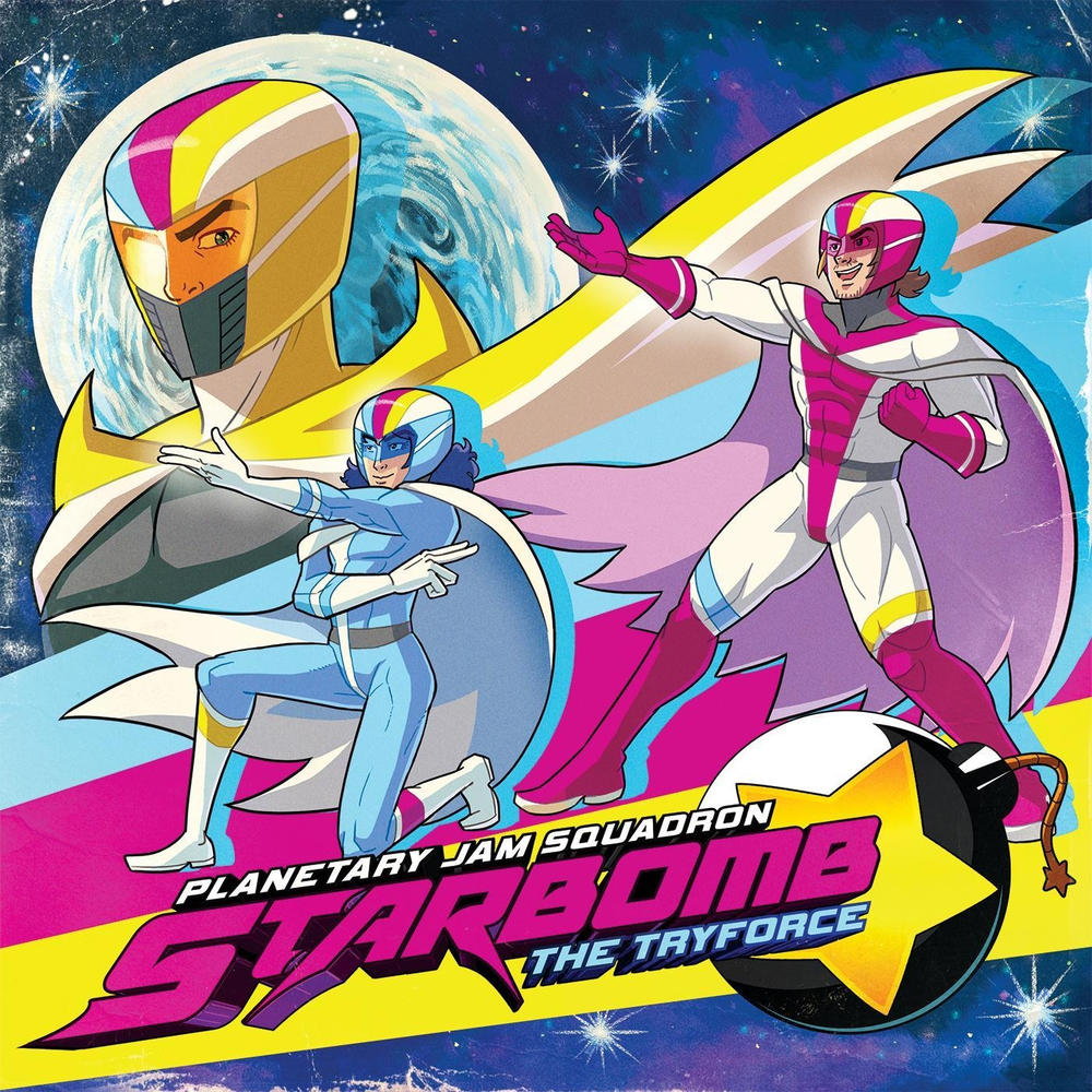 The Tryforce — StarbombThe final Starbomb album, which I feel is also the strongest. They got TWRP to be their backing band and it improved their sound quite a lot. Also it's hilarious.