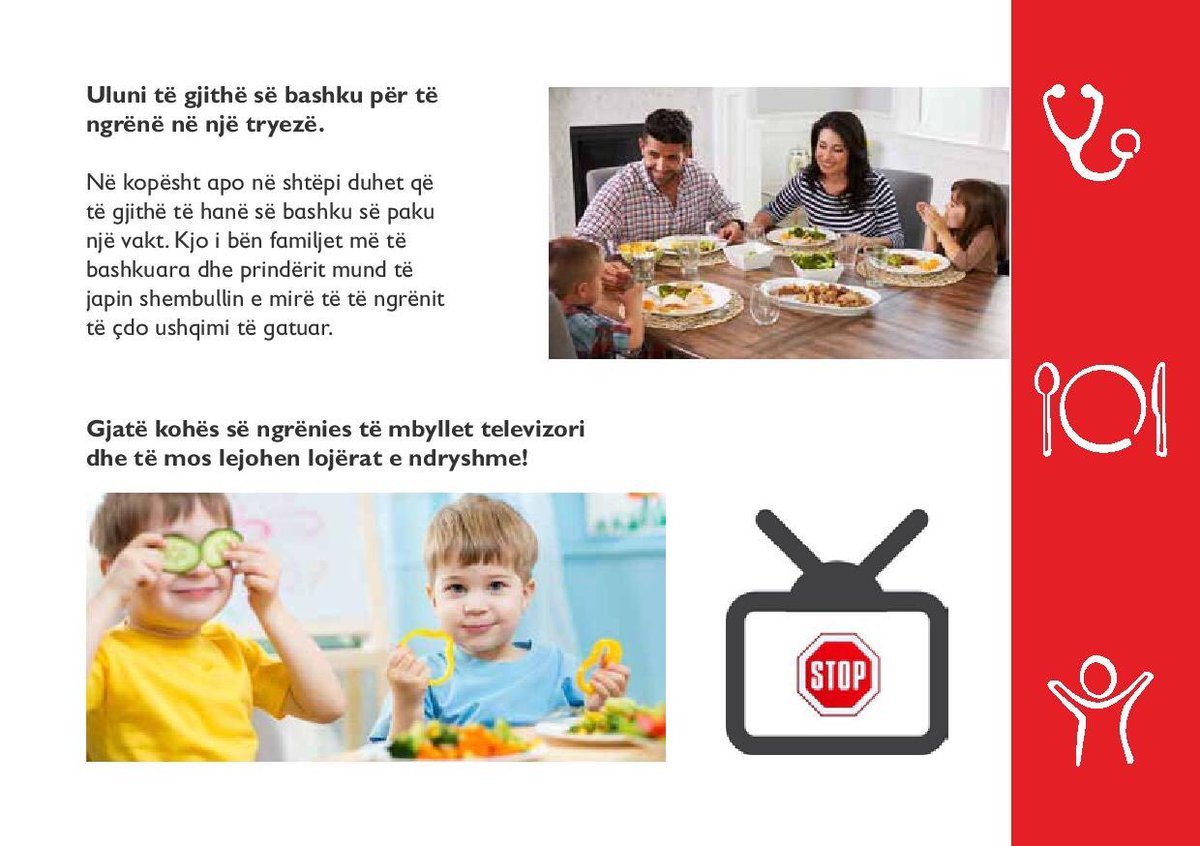 SaveChildrenAlb's tweet photo. #Ushqyerja e shendetshme e #fëmijëve nxit mireqenien fizike, mendore dhe sociale. Ketu jane disa #keshilla te thjeshta per #prinderit se si t’i mesojne femijet e tyre te ushqehen shendetshem. https://t.co/vwT8pH5abd