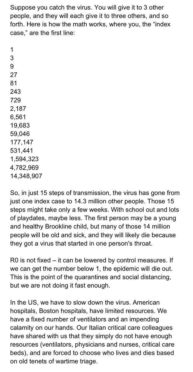 MikeConnollyMA's tweet image. ATTENTION BOSTON MEDIA: Cancel all your regular programming and focus entirely on instructing the public on how to limit transmission of #COVID19. Having someone sit at a desk and read this letter from local physicians would be a good start. #ShelterInPlace
