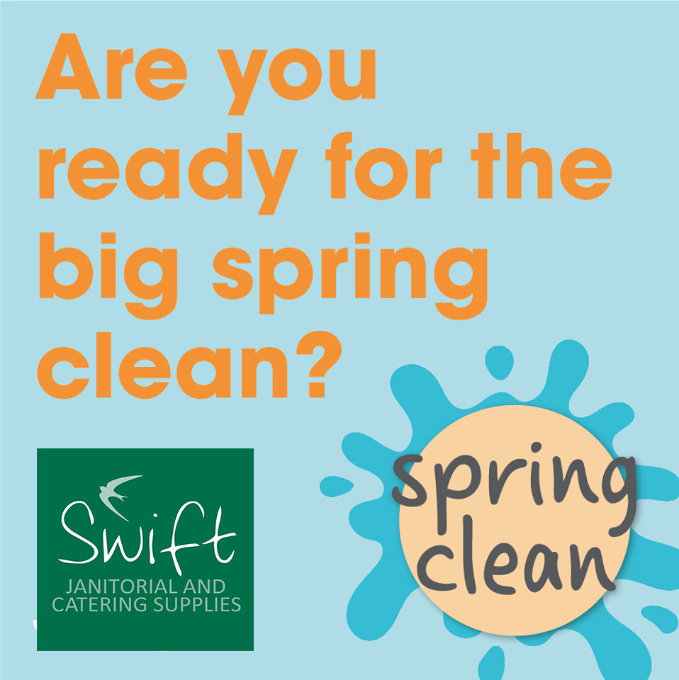 Spring is just around the corner! Time to dust away the
cobwebs, polish and shine. Check out our extensive range of products to get your facilities sparkling at swiftcateringsupplies.co.uk/business-secto…
#springcleaning #facilitiesmanagement #hygiene