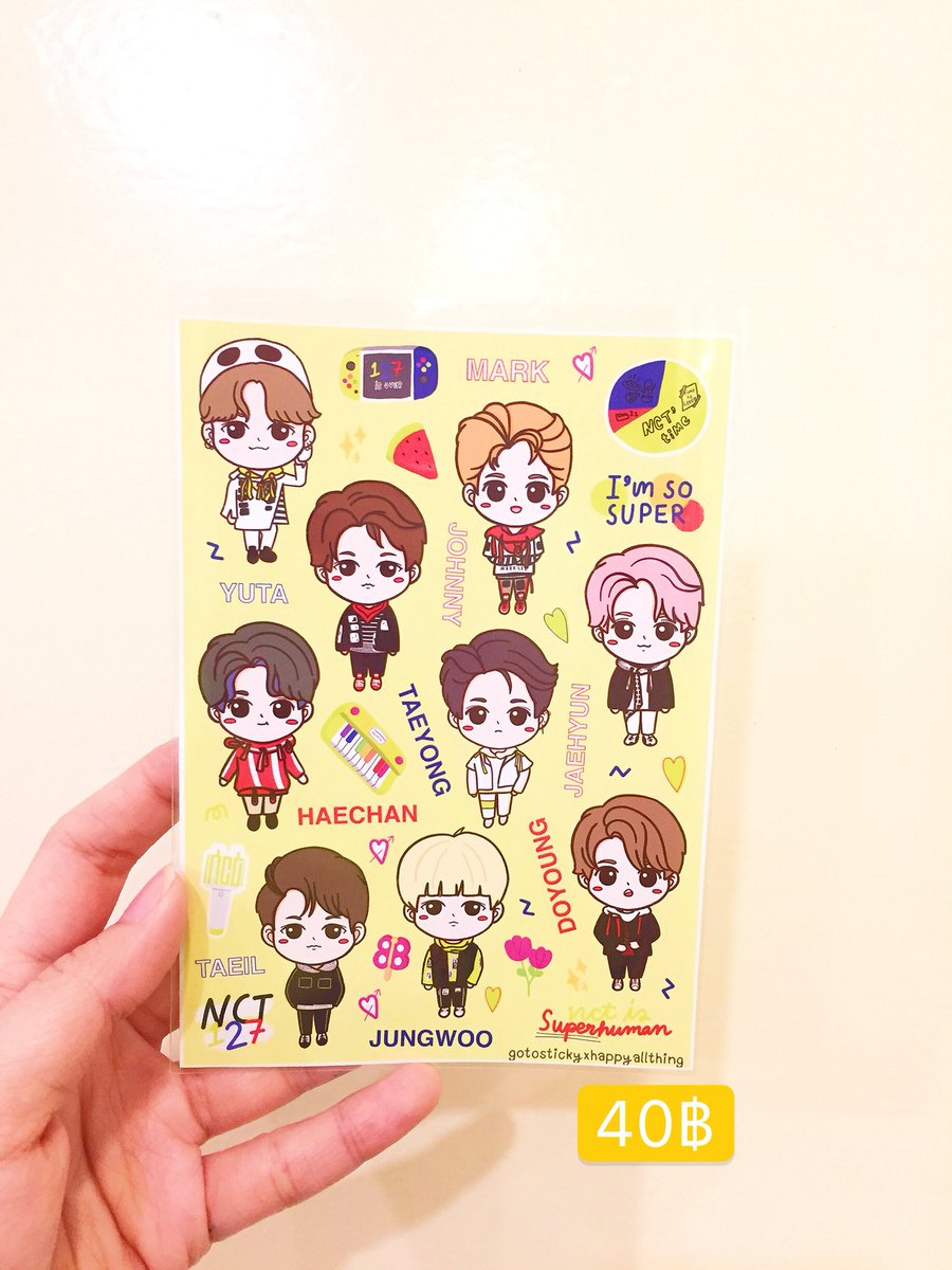 🍀สติ๊กเกอร์ลายหนุ่มๆ NCT จ้า ราคารเพียงใบละ 40฿ เท่านั้นน้า🍀
.
.
💚💚สามารถดูสินค้าลายหนุ่มๆ NCT เพิ่มได้ที่ HIGHLIGHTS เลยน้า💚💚
.
.
#ตลาดนัดnct #ตลาดอซท #สติ๊กเกอร์ไดคัท #สติกเกอร์ #เครื่องเขียน #nctfanart