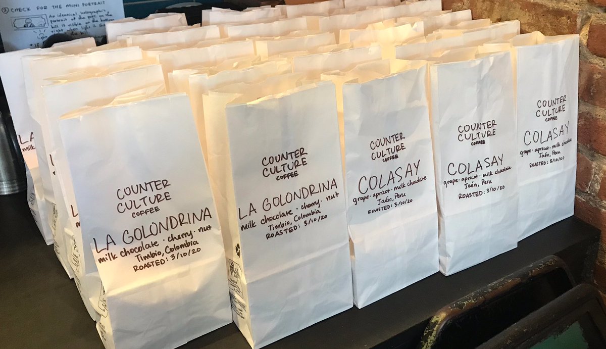 Hey East Village! We’re going to stay open for a few hours more today at our 10th st. shop so you can grab some beans to brew to #StayHome Selling them at cost - $12/lb.
