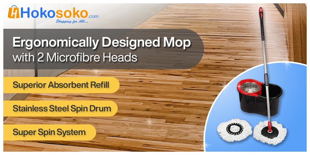 HokosokoOnline's tweet image. 360-degree rotating mop with microfibre refill that reaches all difficult corners. 

COD available | Free delivery | Easy returns | Best price &amp;amp; great quality

hokosoko.com

#spinmop #spinmopbucket #spinmop360 #spinmoprefill #spinmopreview #spinmopmurah #homeessentials
