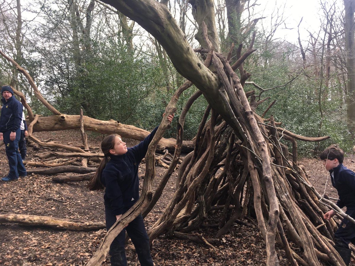 Another great day for shelter building. Teamwork makes the dream work! #FPSYear5 #WolfBrother