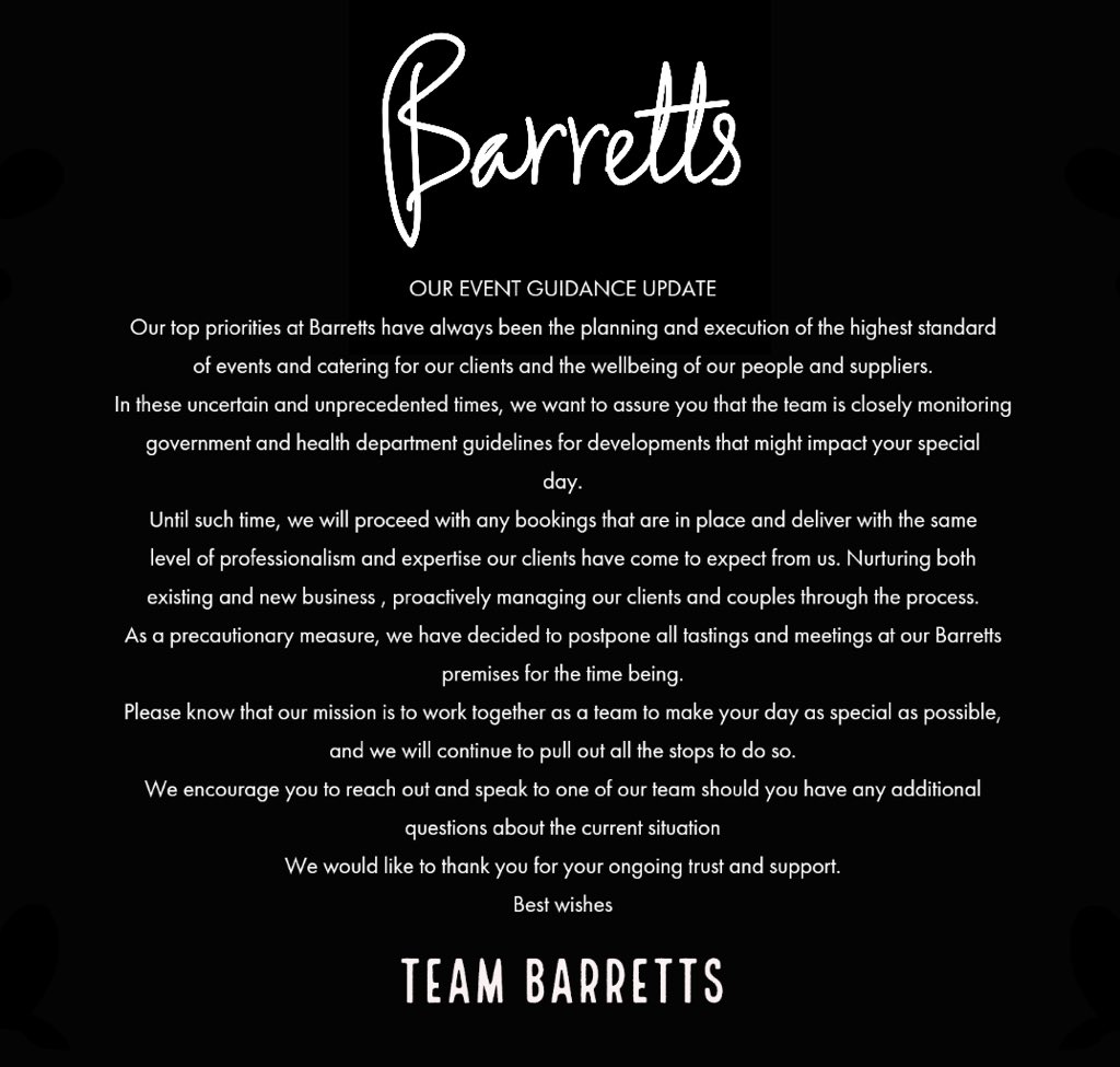 Barretts Events tweet media