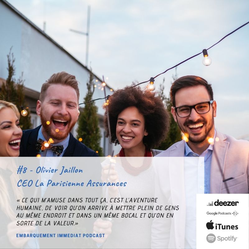 #8 - Paris - France - <a href="/OJaillon/">Olivier Jaillon</a> - CEO @ParisienneAssur 

<a href="/EmbPodcast/">Embarquement Immédiat</a> en écoute sur votre plateforme et sur notre site:
lnkd.in/extD-Ph
lnkd.in/eZ-dGtB

#podcast #assurance #laparisienneassurances #digital #insurtech #romaingary #agotakristof #Paris #ApplePodcasts