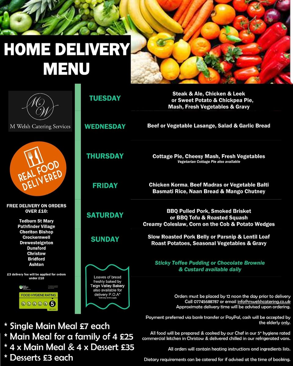 M Welsh Catering Services tweet media