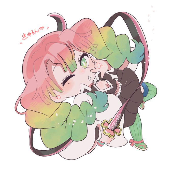 みやさんがTwitterに投稿した甘露寺蜜璃(鬼滅の刃)のイラスト。