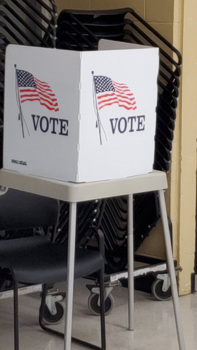 Serving as an election judge today. The wheels of democracy keep turning...even during a pandemic! Keeping voters 6 feet apart and lathering in Purell. #DoWhatYouCan #GetThroughThisTogether