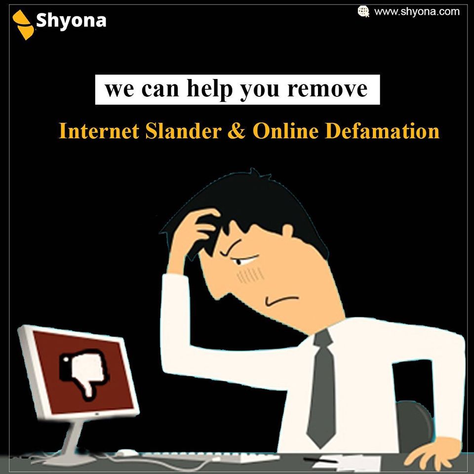 We can help you remove #InternetSlander & #OnlineDefamation  Reach us for FREE CONSULTATION #Dubai @shyonadubai