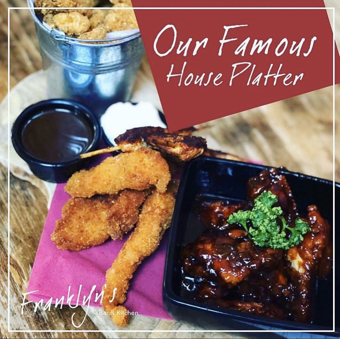 Our platters are perfect for when you’re just not hungry enough to polish off one of our amazing burgers! . . 
#fbk #platters #heswall #wirral #chicken #sauce #morechicken