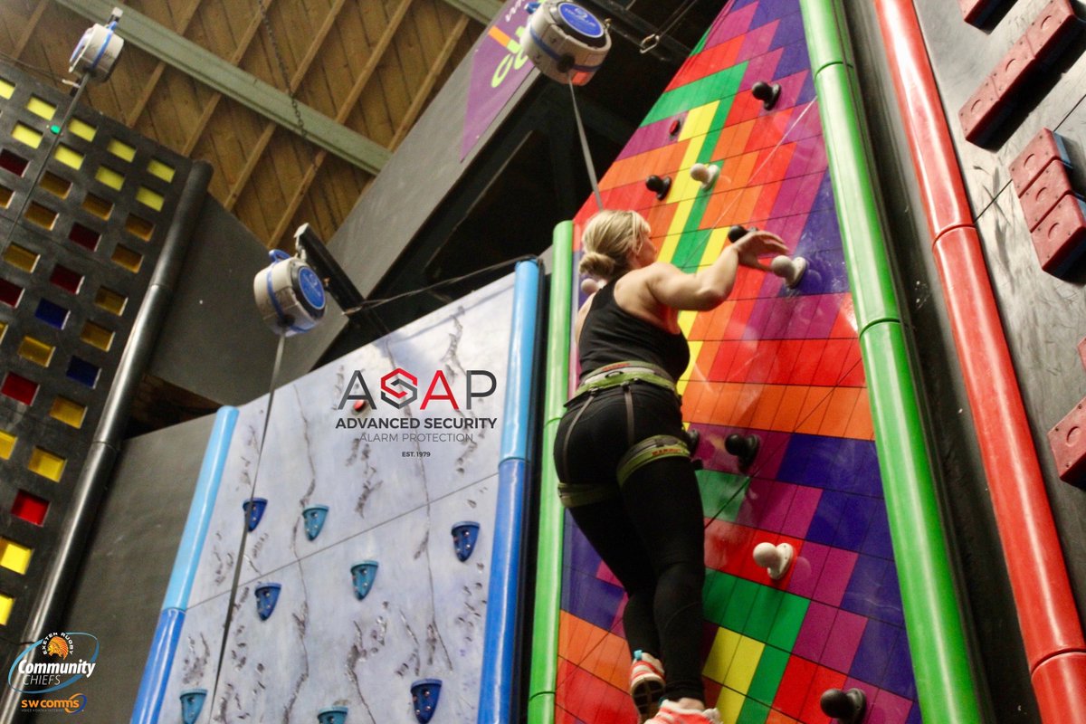 💪🏼 Move Like a Chief - Week 3️⃣

Last night the participants enjoyed an evening at <a href="/ClipnClimbEx/">Clip n Climb Exeter</a>, working hard to reach the top of the climbing walls, with some interesting dismounts and lots of laughs!

Once again, thanks to <a href="/advanced_alarm/">Advanced Security Alarm Protection Ltd</a> for their support!
