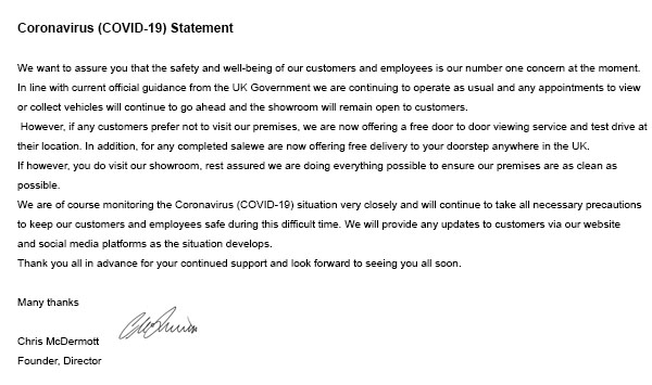 Please take the time to read our official statement below regarding Coronavirus (COVID-19)  👇👇 

#BusinessAsUsual #NormalOperations #CoronaVirus #COVID-19 #Baytree #TuesdayMotivation