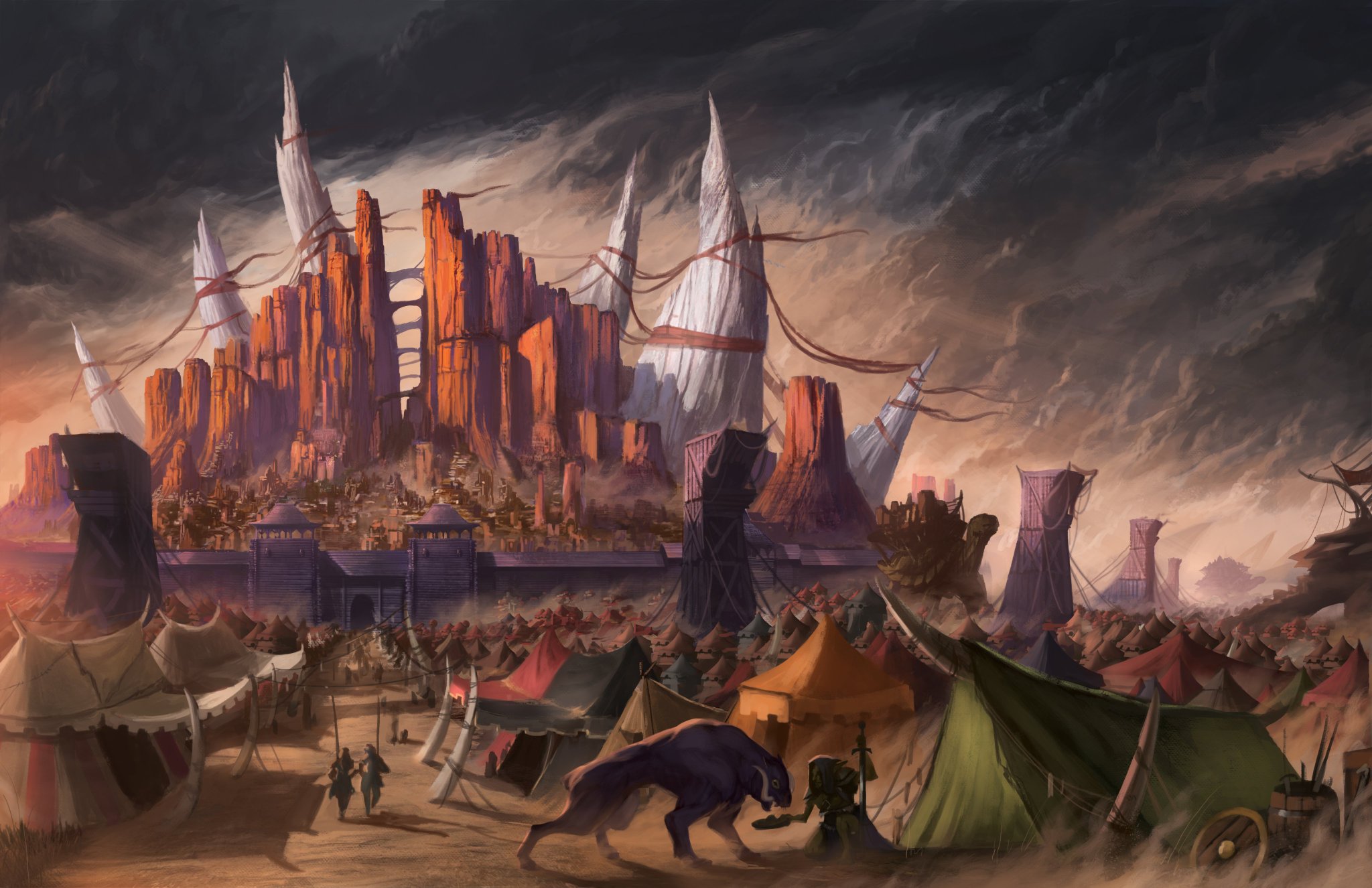 “Asarius, the City of Beasts AD: Kate Irwin #dnd #CriticalRole #ExplorersGu...