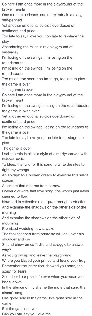 Kett_Ben64's tweet image. #Marillion #ScriptForAJestersTear