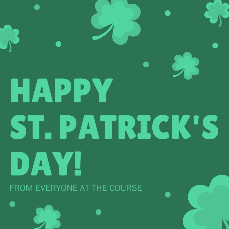 CMAGolfCourse's tweet photo. Happy St. Patrick's Day! https://t.co/PvL1Yv2FxV